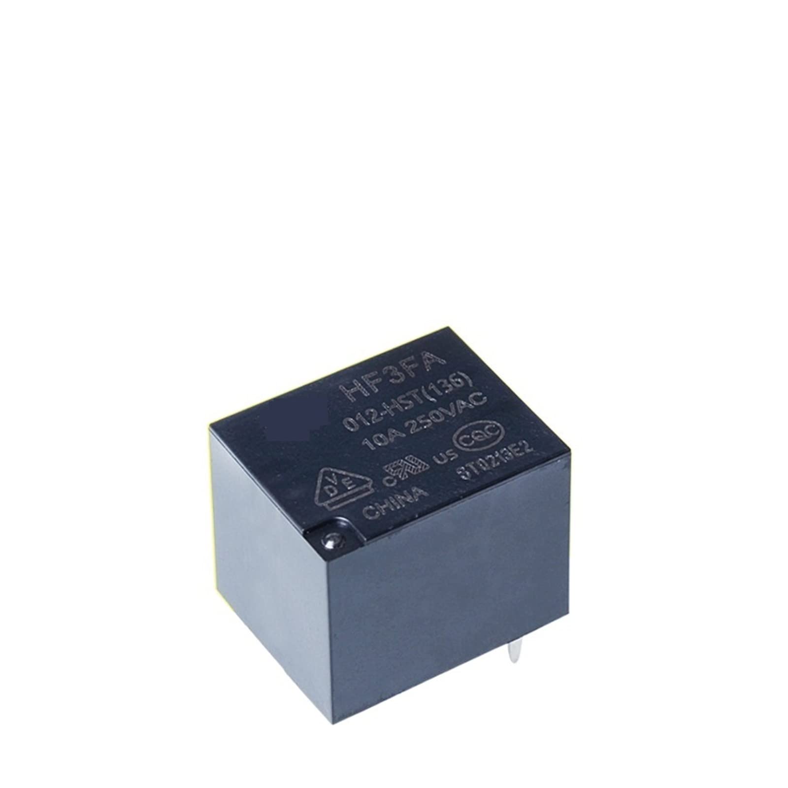 Relais HF3FA-012-HST (136) 5V commutateur 4 pieds électronique 10A pour circuit PCB