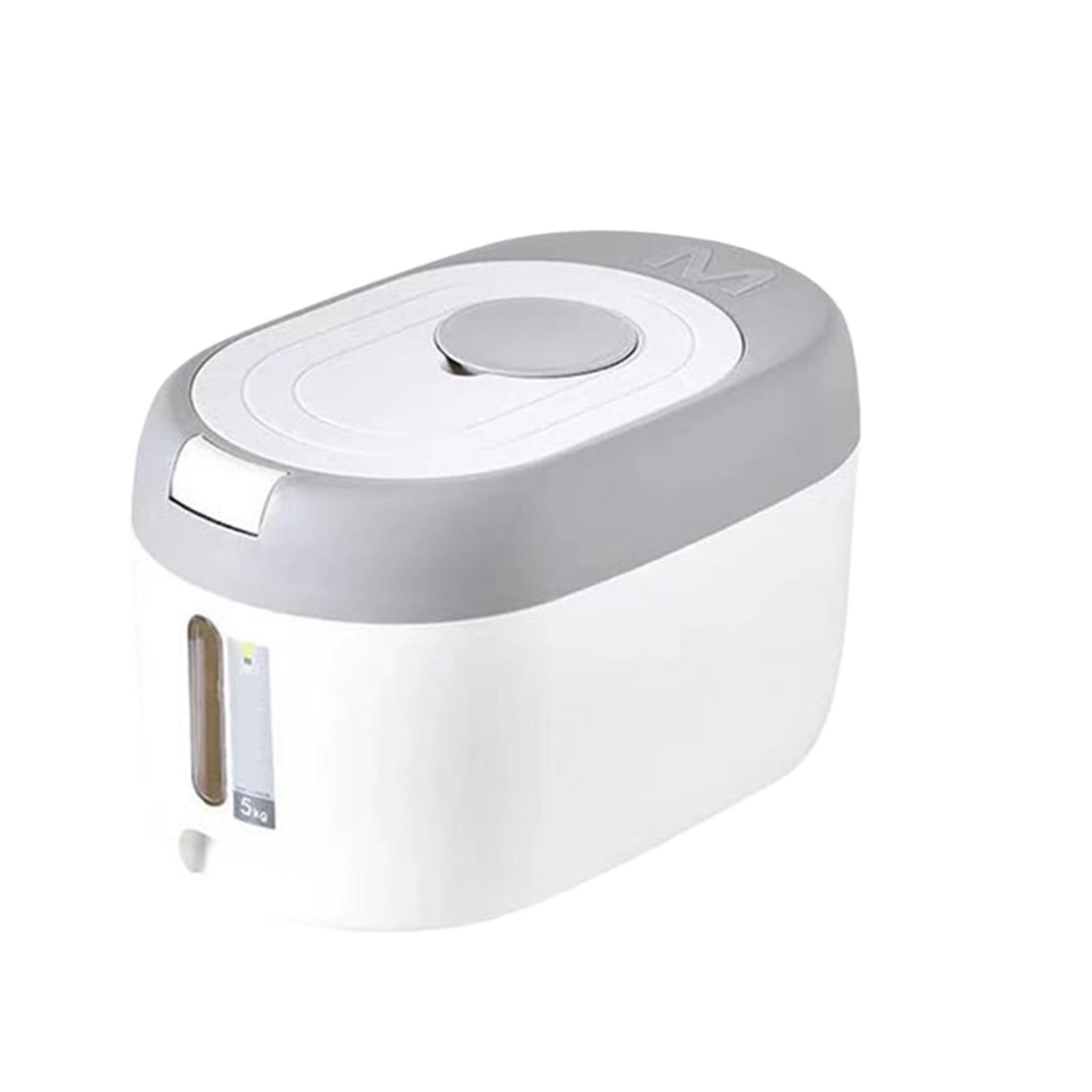 WZPTLKIBAD Rice Dispenser, 5KG/10KG Plastic Cereal Storage Container