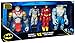 DC Comics, Batman vs. Gorilla Grodd 4-Pack, 30-cm Action Figures (Batman, The Flash, Gorilla Grodd, King Shark), Kids’ Toys for Boys and Girls Aged 3 and Up