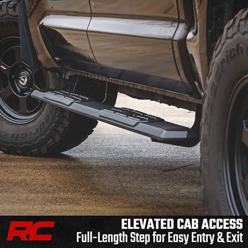 Estribos de aluminio Rough Country TR2 para Toyota Tundra CrewMax miniatura 3