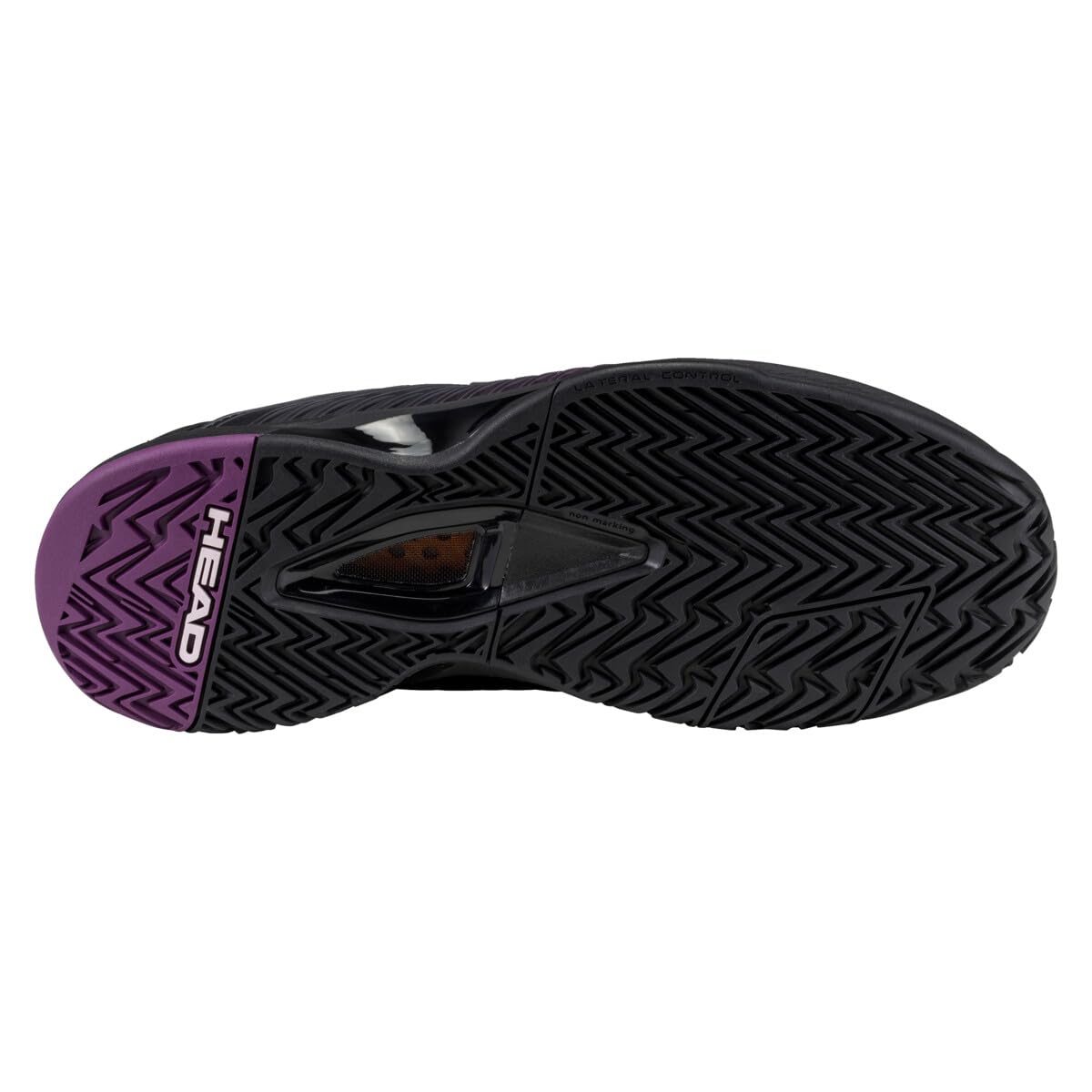 HEAD Women's Revolt Pro Sneaker, Black/Plum, 10.5