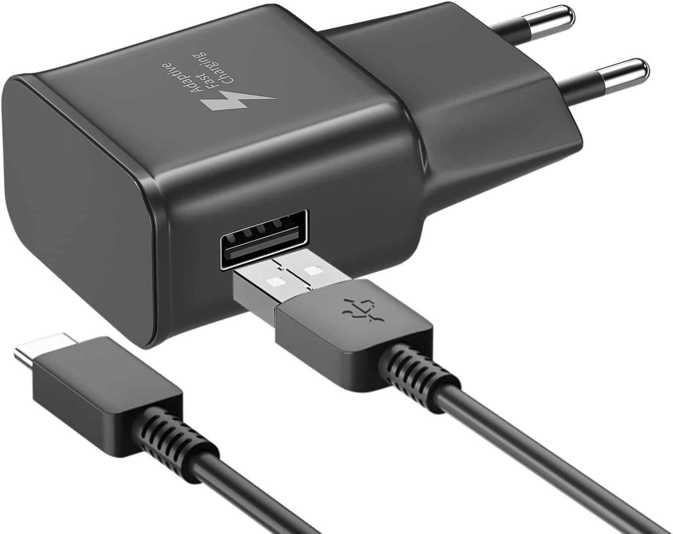 Samsung EP-TA200EBE EP-DR140ABE Caricabatteria Con Cavo Per Samsung - Foto 9