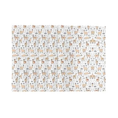 Set de table lama en polyester de qualité supérieure durable - 3