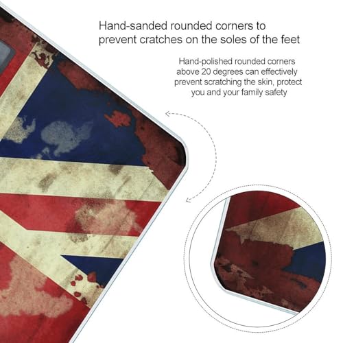 Báscula digital Vintage Union Jack para baño y cuerpo miniatura 4