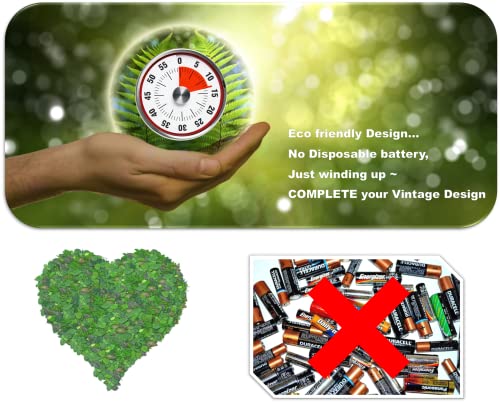 Ilakia 60-Minutes Visual Timer, Kitchen Timer For Cooking, Classroom Timer For Kids (3.1" Big Screen), Mechanical Countdown Timer With Magnetic, Time Management Tool For Kids, Toddler, Autism, Adhd #TOP1