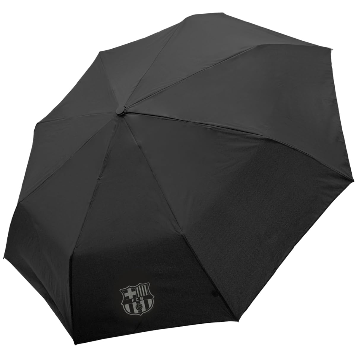 ms móvil shop Barcelona FC 48 cm Manual Folding Umbrella | Official Design with Club Crest | Compact, Sturdy and Lightweight | Ideal for Fans and Daily Use