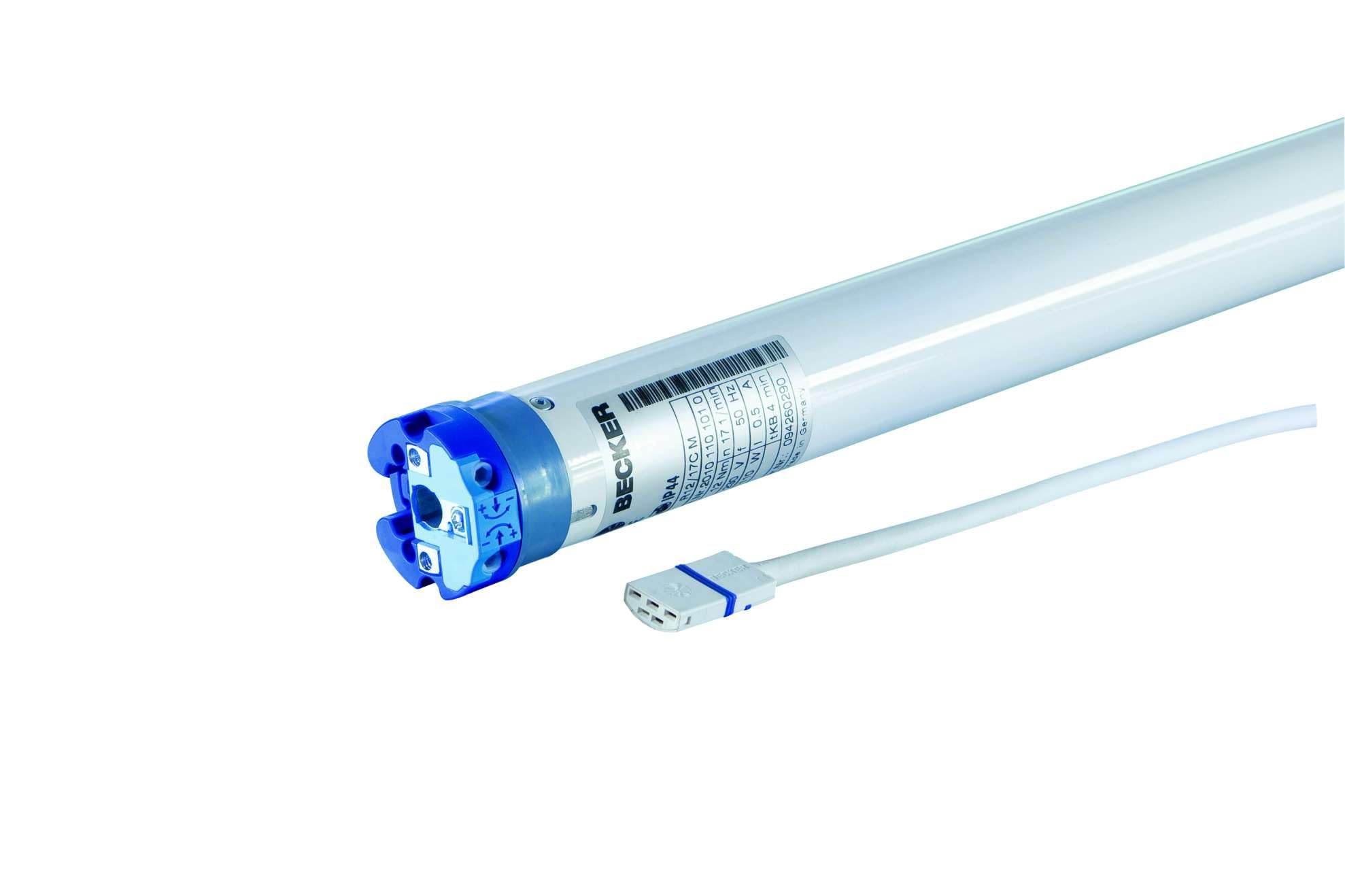 BECKER Rollladen- und Sonnenschutzantrieb mit mechanischer Endabschaltung für Wickelwellen ab Ø 50 mm (12Nm (R12-17-M04))