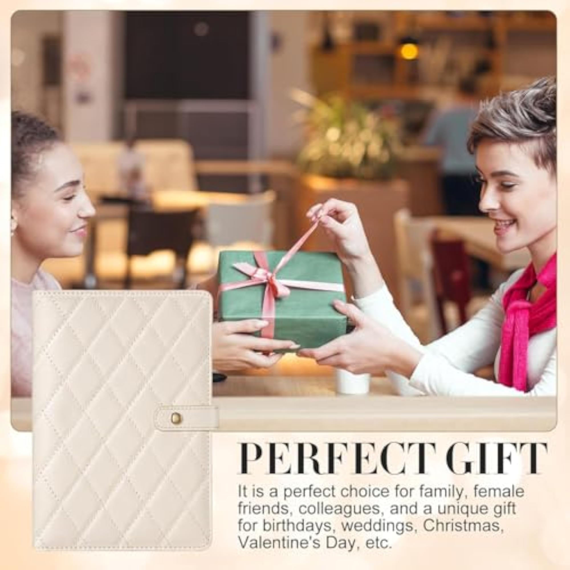 PU Leather Zipper Portable Storage Box Case