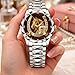 Lucky Horseshoe Customized Horse Watch - Personalized Name - Gift For Horse Lovers, Lucky Horseshoe Custom Name Metal Watch, Horses Riders Watches Gifts for Men Women, Birthday Gifts for Horses Lovers
