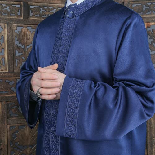 Lux Muslim Prayer Robe, Jubba for Men | Thobe for Imam | Thawb, Jubbah Outfits Wearing, Galabia Coat4
