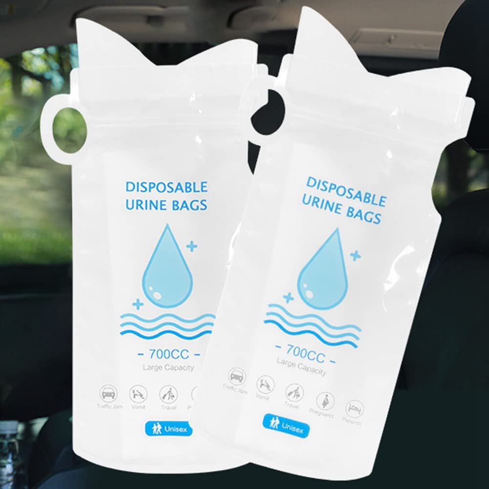 20 Sacchetti Usa E Getta Per Orinatoi, Toilette Di Emergenza Da 700 Ml Per Inceppamento Da Viaggio Nel Campeggio Borsa Per Urina Sacchetti Per~p208953867