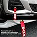 KVAEY Car JDM Tow Strap, Red Personalized Auto Racing Tow Strap with Chinese Slogan, Vehicle Decorative Traction Rope Fits Front and Rear Bumper, Universal Car Accessories (Style 2)