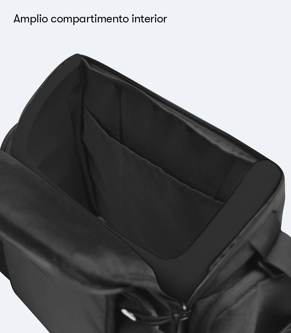 MUNICH Mun25 Siège élévateur portable pour bébé/enfants pliable avec grand compartiment intérieur, imperméable, tissu durable recyclé, idéal pour les repas à la maison et les voyages Max 15 kg