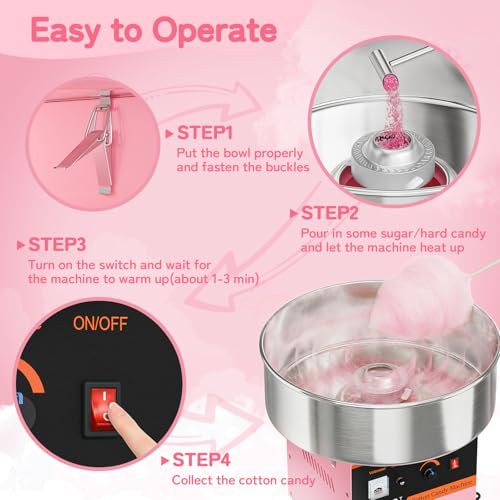 Commercial Candy Floss Machine Cart