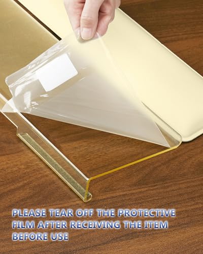 Image of Laborio Computer Keyboard Wrist Rest, Keyboard Riser Stand for Desk(Beige) | Ergonomic Acrylic Keyboard Holder, Non-slip Wrist Pad, Pain Relief for Typing, Multiple Colors