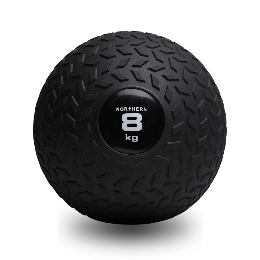 Fashion Thirsty NORTHERN Tyre Tread Fitness Slam Ball, No Bounce Medicine Ball, Heavy Duty Rubber, Strength Training, Core, Gym & Home Workout, Bootcamp, MMA, Boxing, 3KG, 5KG, 10KG, 15KG, 20KG, 25KG