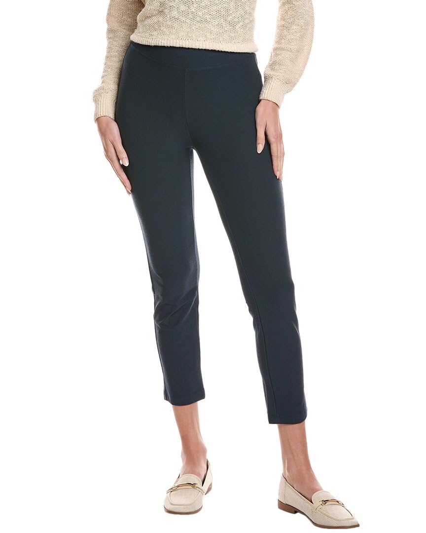 Eileen Fisher Womens Petite Slim Ankle Pant Pl Blue