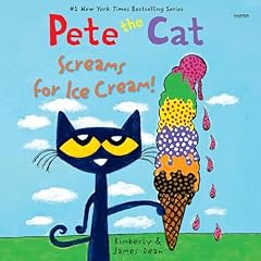 Couverture de Pete the Cat Screams for Ice Cream!