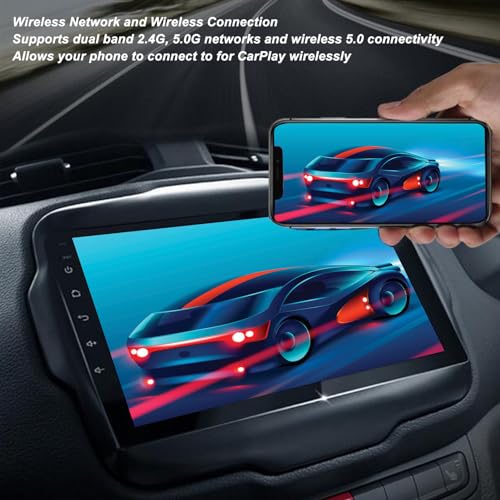 Adaptador CarPlay Sem Fio 2 Em 1 e Adaptador Sem Fio Android Auto, Dongle CarPlay Sem Fio, Adaptador