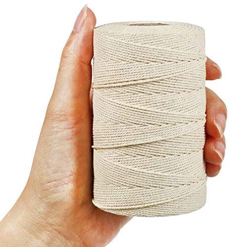 Tenn Well Cooking Twine, 3Ply 656Feet 1mm Food Safe Kitchen Cotton