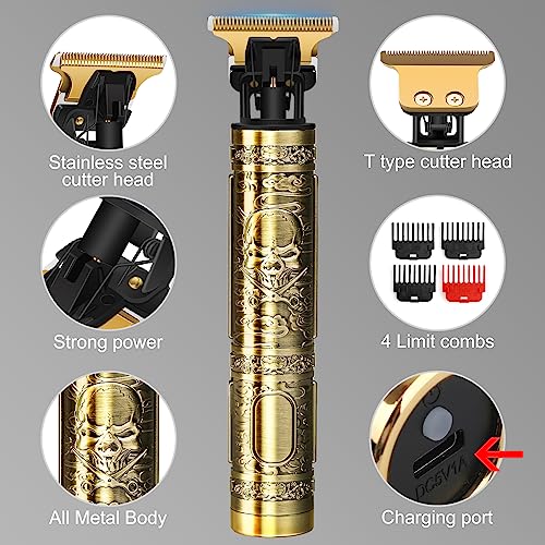 Professional Rechargeable Hair Clippers & Beard Trimmer Kit - Image 2