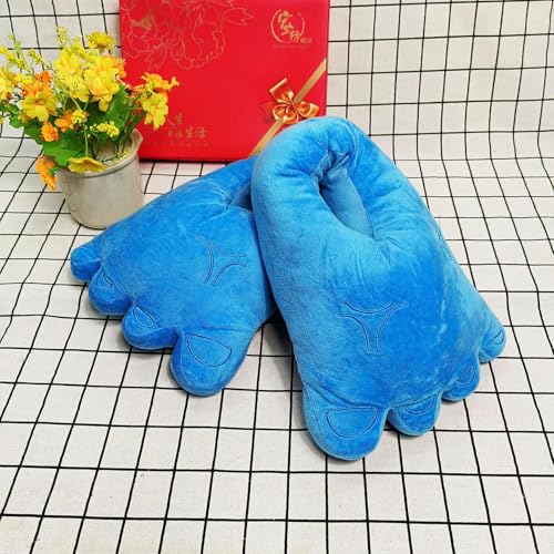 Big Foot Slippers,Cartoon Big Toe Shoes,Male Female Winter Warm Slippers Funny Indoor Plush Shoes2