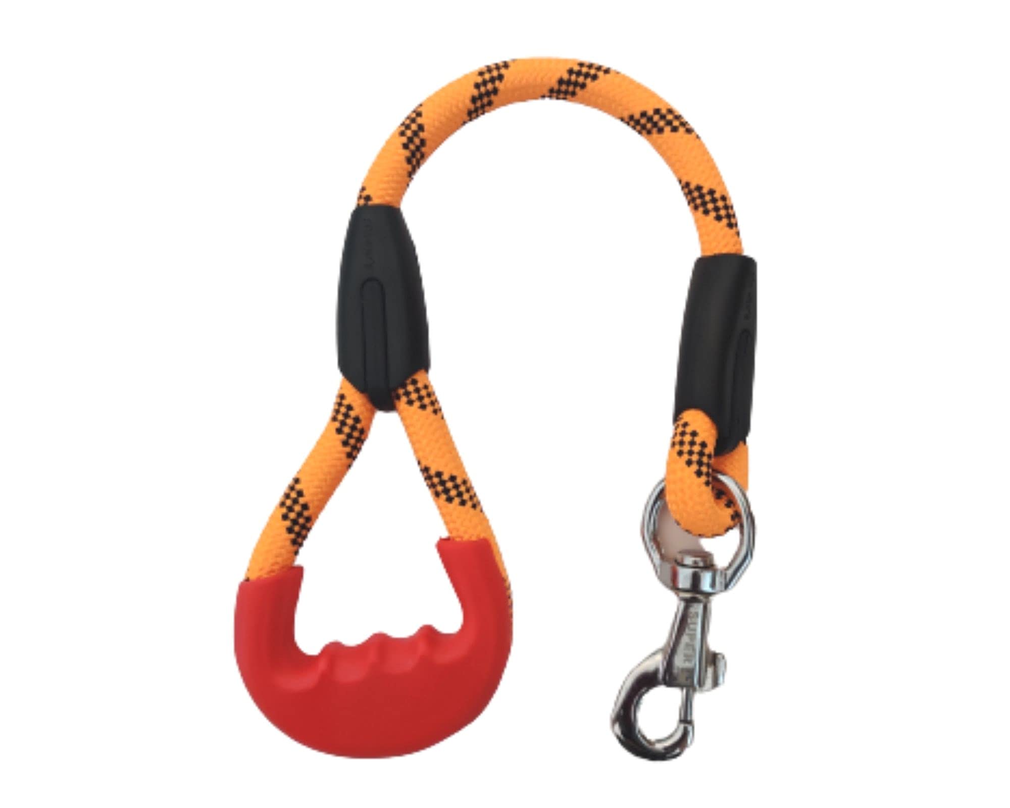 PetWag Short Rope Dog Leash, with Rubber Hand Grip, Orange - 24 Inch, 15mm (B08TBV7Y1P) Amazon Price History, Amazon Price Tracker