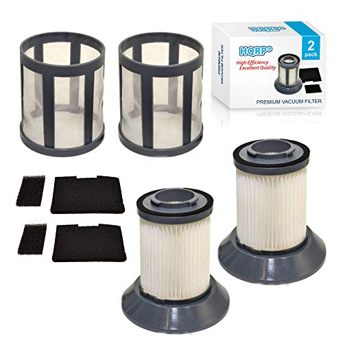 HQRP 2-Pack Dirt Cup Filter Compatible with Bissell 203-1772, 203-1771, 203-1786, 34Z1 fits 59G4 10M2 Zing, 40N8 35F3 Easy-Vac Compact, 4757-E 36T1 CleanView Compact Pet Canister Vacuum Cleaners