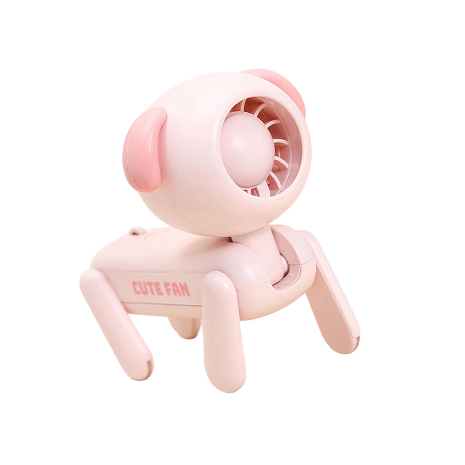 Buxuaaaa B Uxuaaaa Creative Puppy Fan Handheld Powerful Fan Air Lower 3 Speed Rechargeable Air Lower Adjustable Angled For Home Outdooor Adjustable Corner