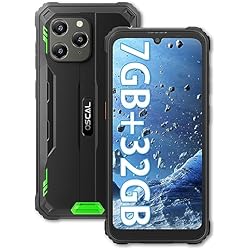 OSCAL S70 (2023) Movil Resistente, 7GB+32GB Android 12 Teléfono Movil 6580mAh, Moviles ArcSoft Cámara 13MP+5MP, Movil Todoterreno 6.1''HD+ IPS, Doble 4G/Face ID/GPS/OTG/IP68 y IP69K