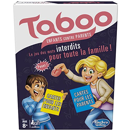 Hasbro  Tabu Enfant vs Parents Edition FR Juguetes, Multicolor (315 E4941101)
