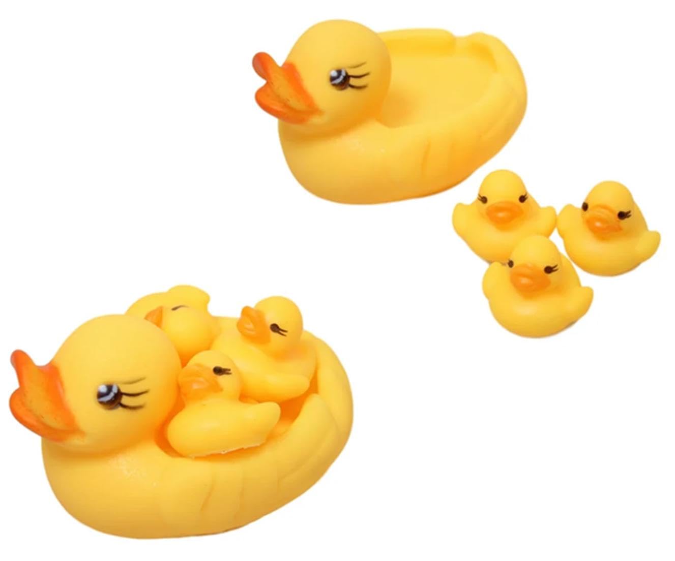 Squeaky Yellow Rubber Duck Dog Toy – 11/3 cm Pet Puppy Chew & Play Toy for Small Dogs, Interactive Bath Toy