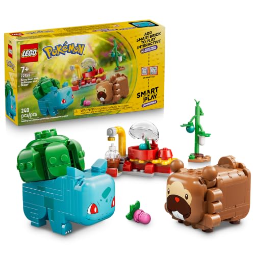 LEGO Pokémon SMART Play: Berry Bash with Bulbasaur and Bidoof 72155