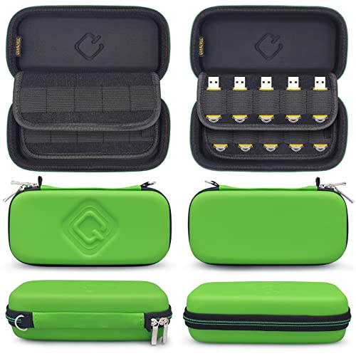 image for QUENZROC USB Drive Case Organiser Fits 20 Flash Thumb Drives USB Stick