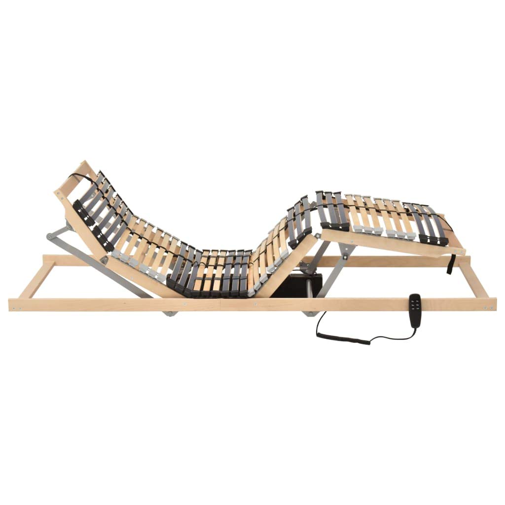 SKM Sommier à Lattes électrique avec 42 Lattes 7 Zones 90x200 cm-828