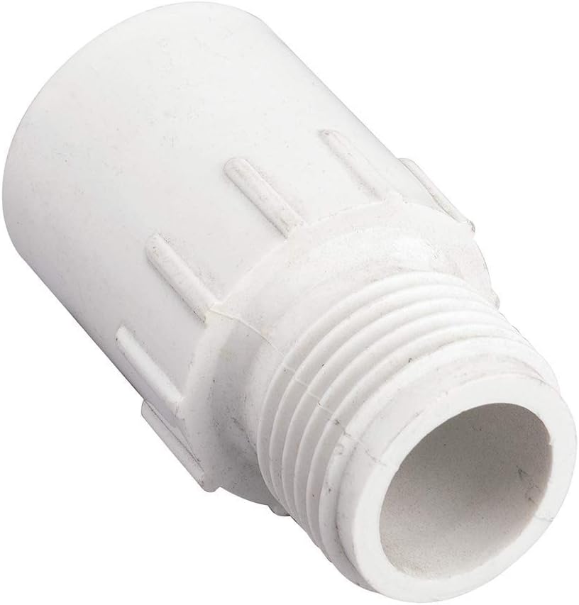 Underground Sprinkler HosetoPipe Fitting, 3/4 MHT x 3/4In. Slip PVC