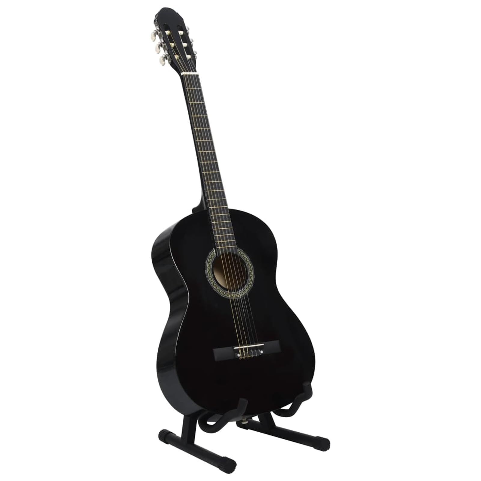 Set Chitarra Classica per Principianti 12 pz Nera 4/4 39",Arte e Svago,Hobby e Arti Creative,Strumenti Musicali,Strumenti a Corda,Chitarre-70111