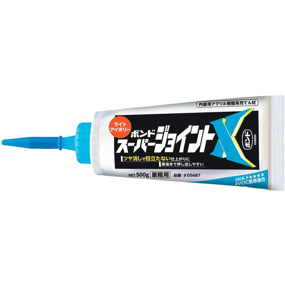 Amazon | コニシ スーパージョイントX ライトアイボリー 500g #05687