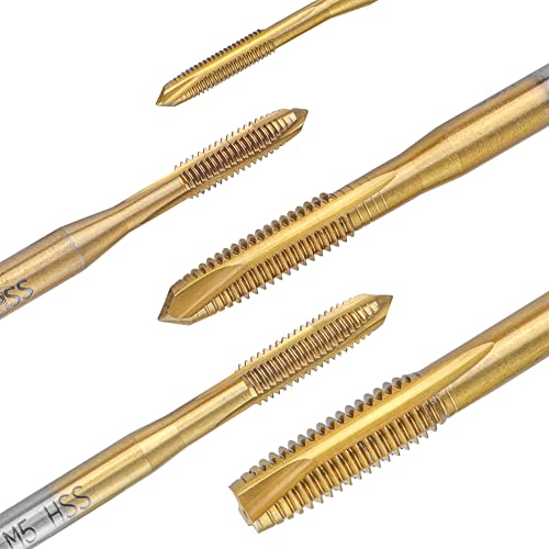 Yakamoz GY0570 5Pcs Spiral Point Tap Set Metric Screw Thread Taps Machine Screws Tapping Bits M3 M4 M5 M6 M8 Threading Tools thumb #4