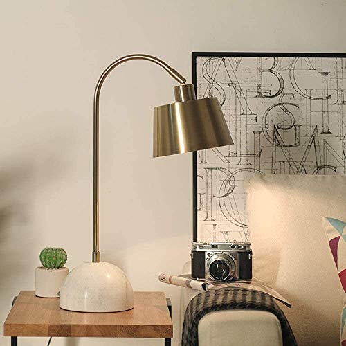 Lampe de lecture de chambre en marbre et douille E27 bureau