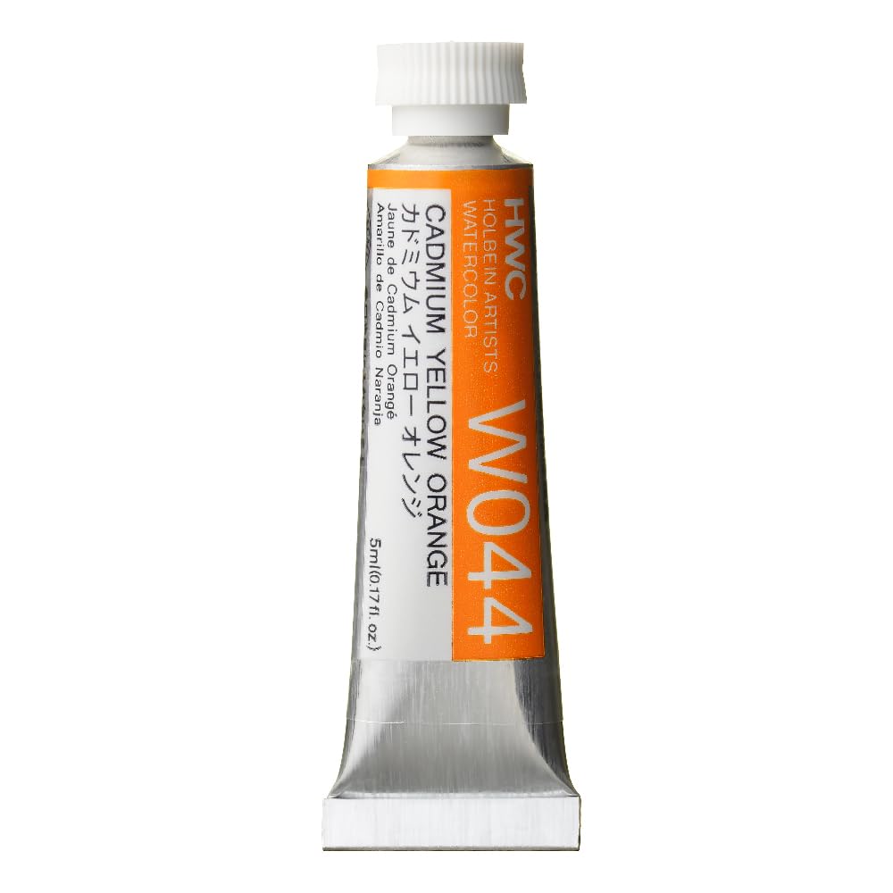Holbein Watercolour : 5ml Tube CADMIUM YELLOW ORANGE