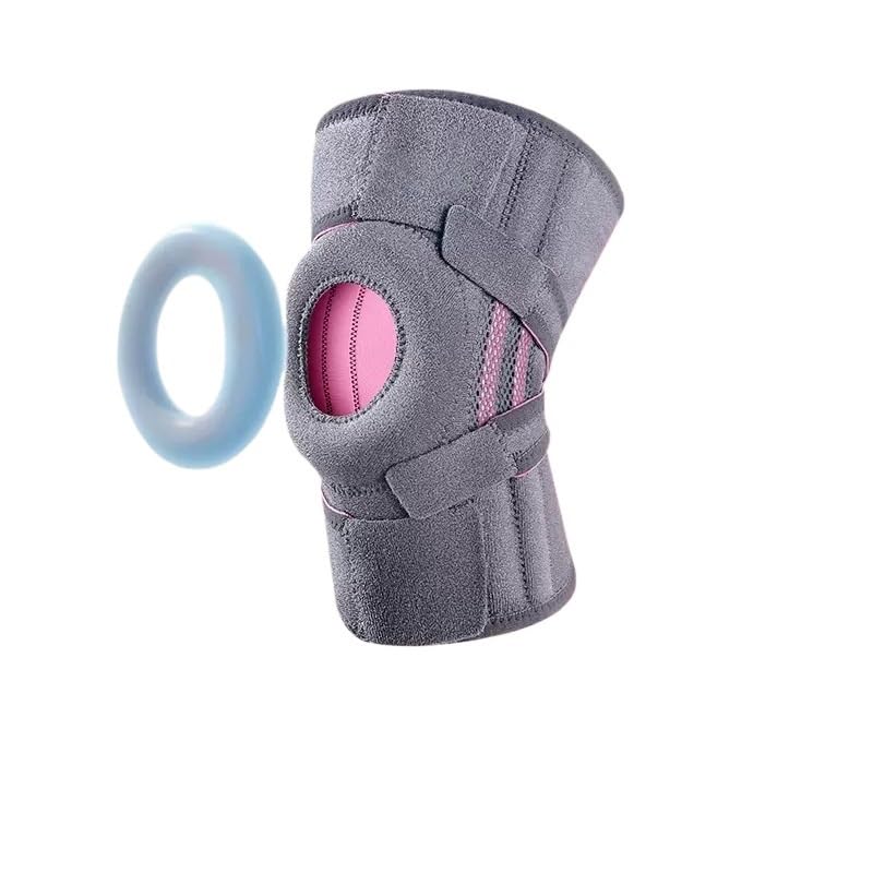 Exercise, protection Sports Knee Pads for Men Meniscus Straps Protective Gear Climbing Women Ball Silicone Knee Pads for Fitness, cycling, running, playing football(Deekgray)