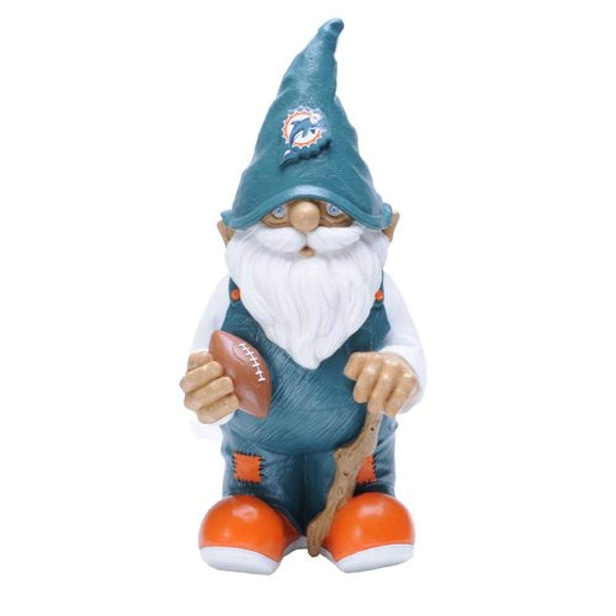 FOCO NFL Resin 11.5" Team Logo Outdoor Garden Statue Gnome
