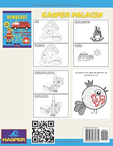 Miniatura 2 de Opuestos Mi Primeros Libro Infantil Con Actividades. Un divertido libro de aprendizaje para niños de 2 a 5 años (Spanish Edition)