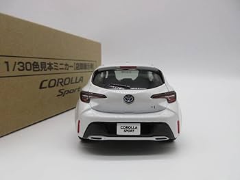 ミニカー　色見本　カローラスポーツ Amazon.co.jp: 130 Toyota Corolla Touring W x B Color Sample Mini