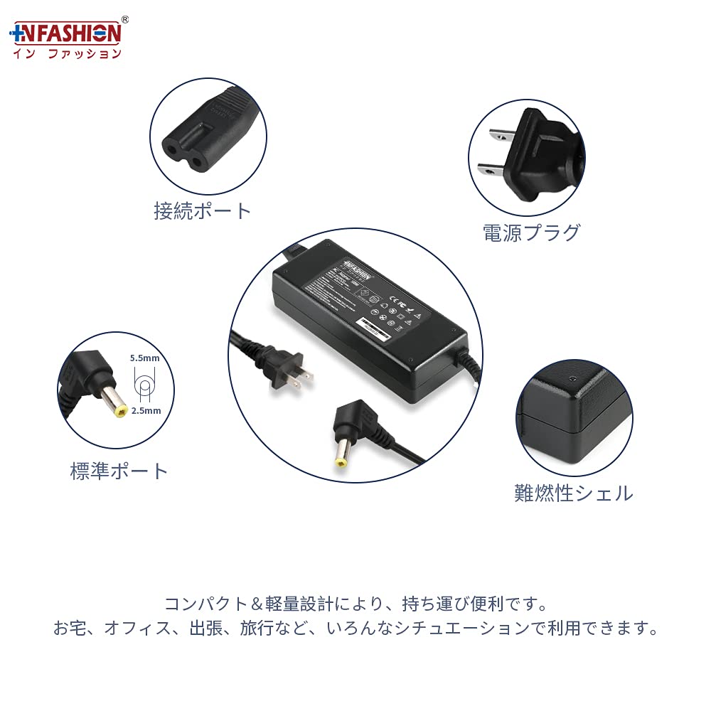 電源ユニット TOSHIBA 90W MODEL:PA3716U-1ACA Amazon.co.jp: 【PSE認証済み】東芝 PA3716U-1ACA 電源
