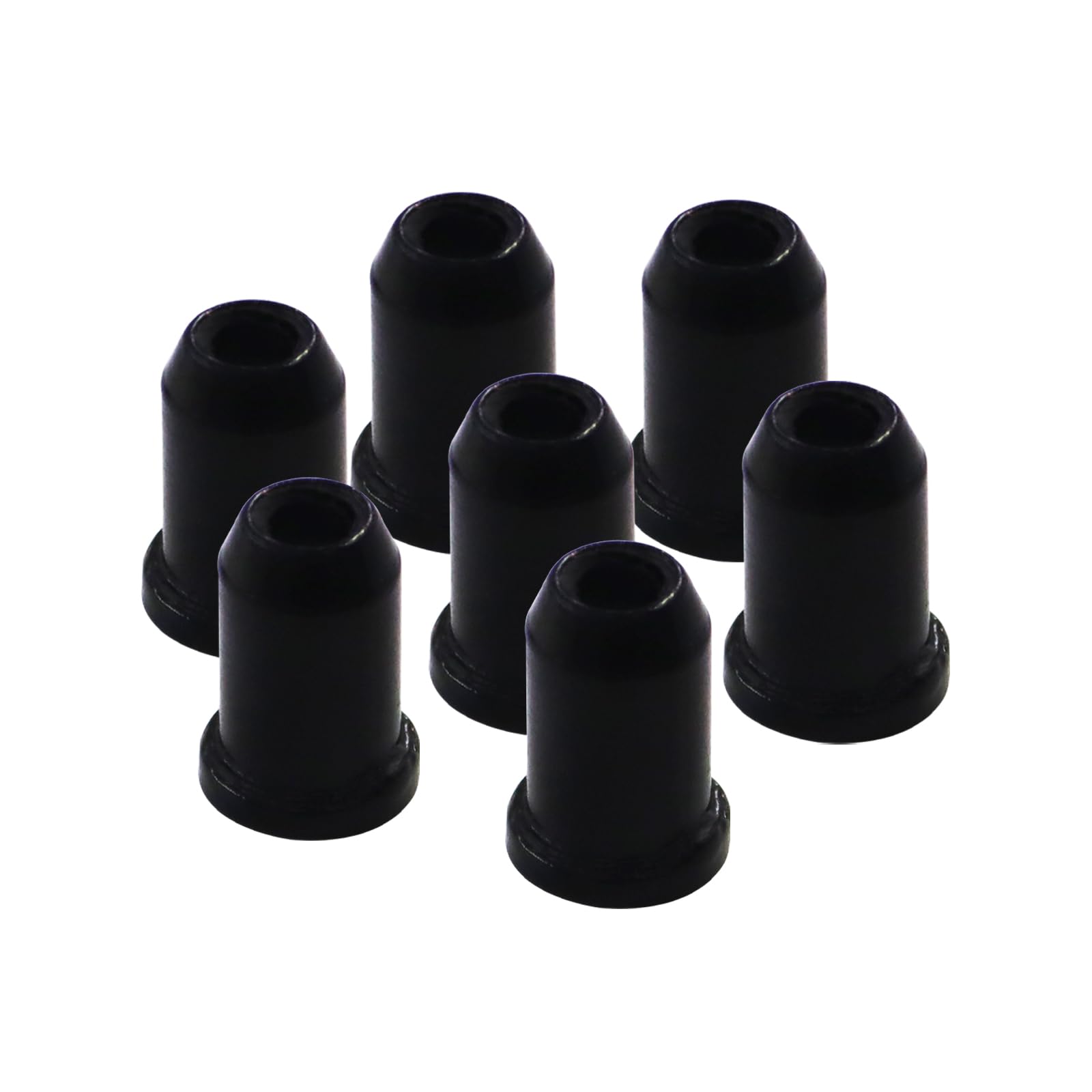 7-Pack String Through Body Ferrule 1/4" for USA Telecaster, Black