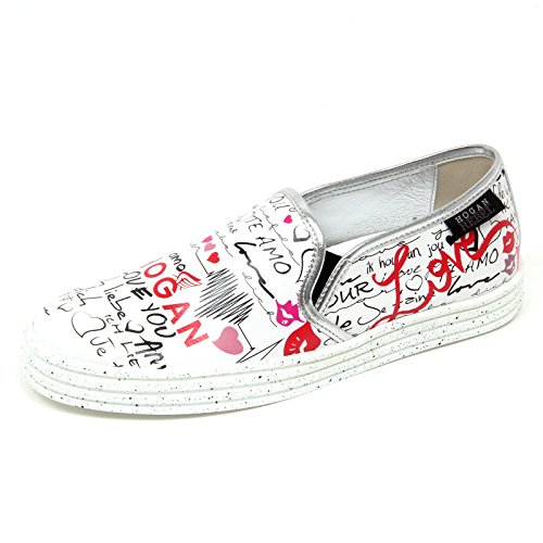  HOGAN D2344 Sneaker Donna Rebel R141 Scarpa Slip on Shoe Woman [36]