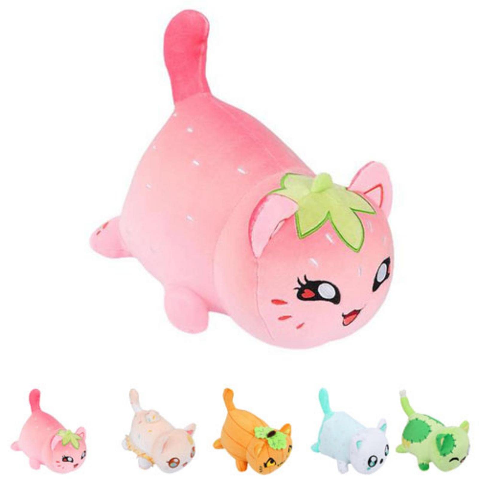 Keptfeet Aphmau Meemeowes, Aphmau Cat Plush Doll, Cute Anime Cat Plushies, Cat Doll Plush Toys Cute Plush Cats Doll, For Kids Girls(1PCS)