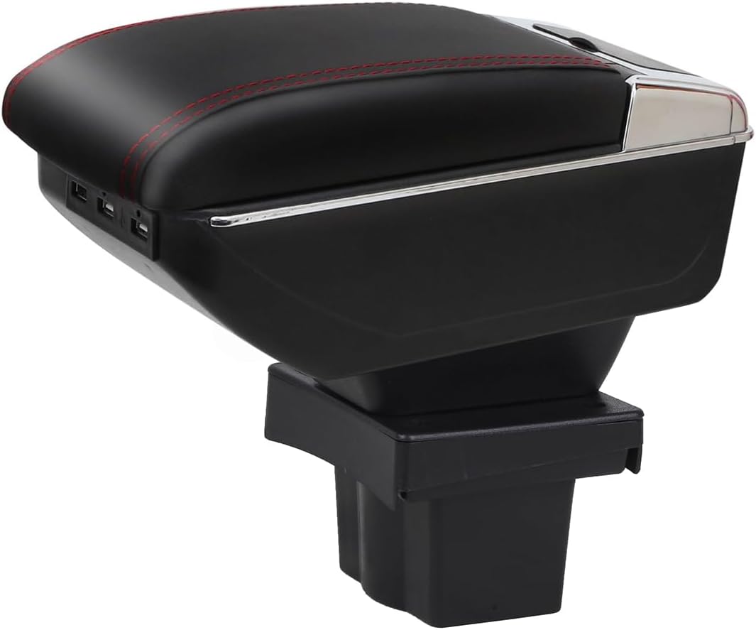 Renault Twingo 3 Scheinwerfer Mittelarmlehne Für Renault Twingo 3 (2014-2023) – Kunstleder Schwarz Armlehne Renault Twingo 3